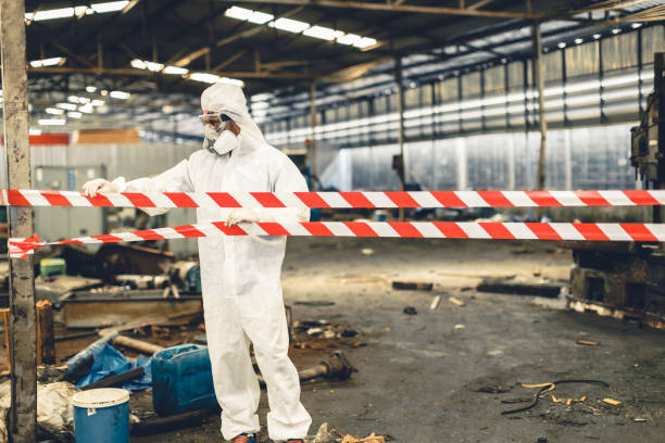 Professional Crime Scene Cleanup technician working in Milton, MA